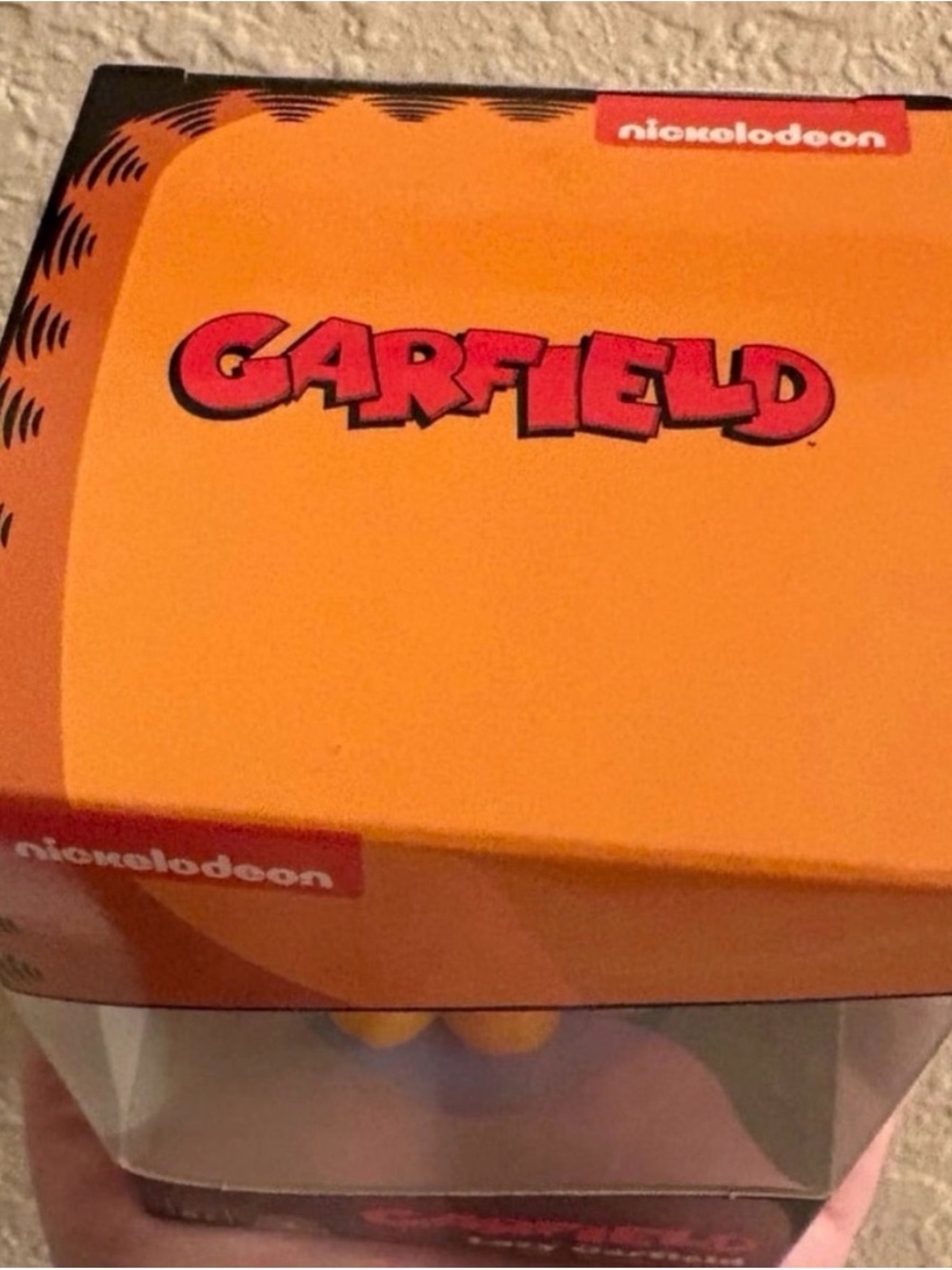 Nickelodeon Garfield Lazy Garfield Mini Bobblehead - Orange - Picture 2 of 5